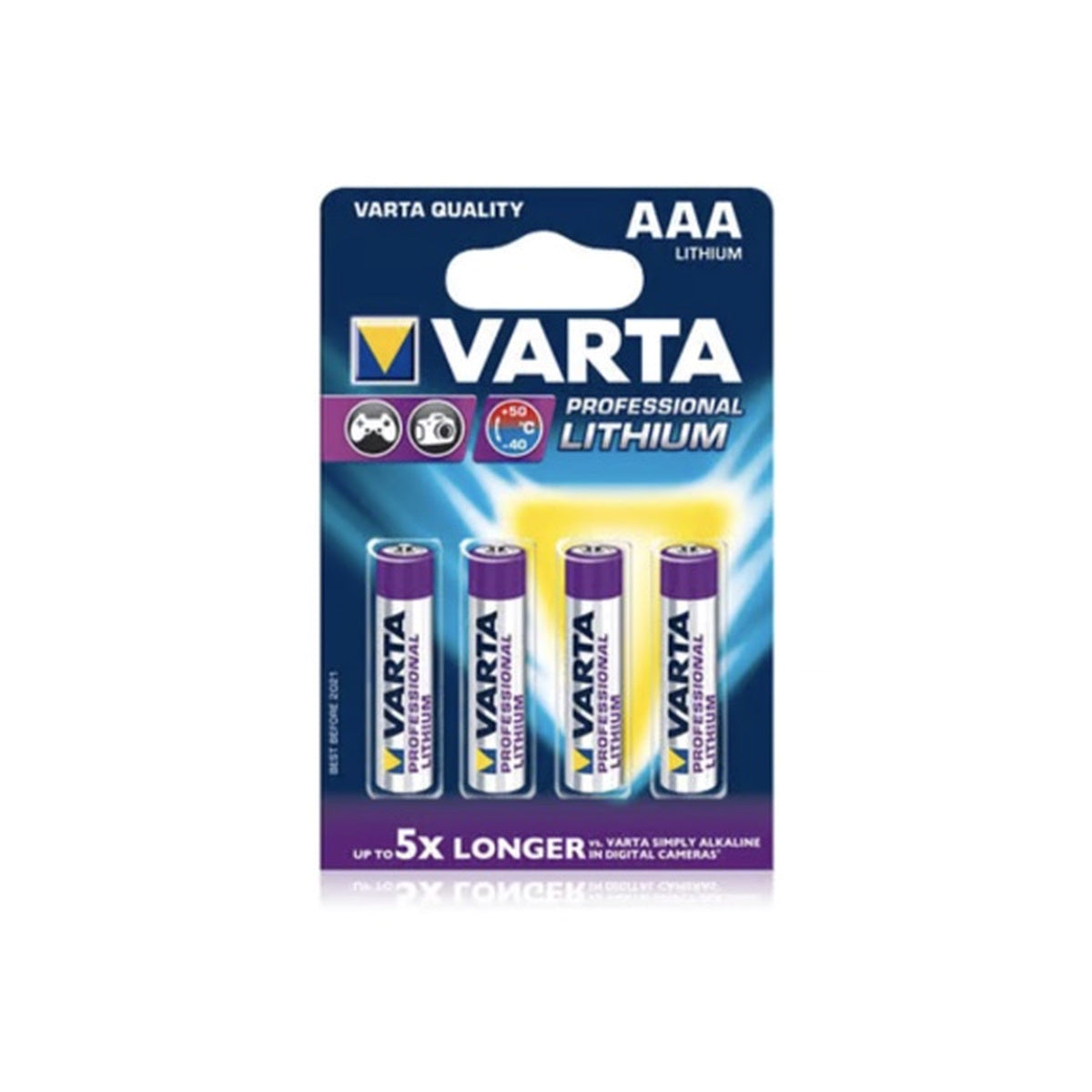 Varta Professional Lithium AAA batterijen 4 stuks