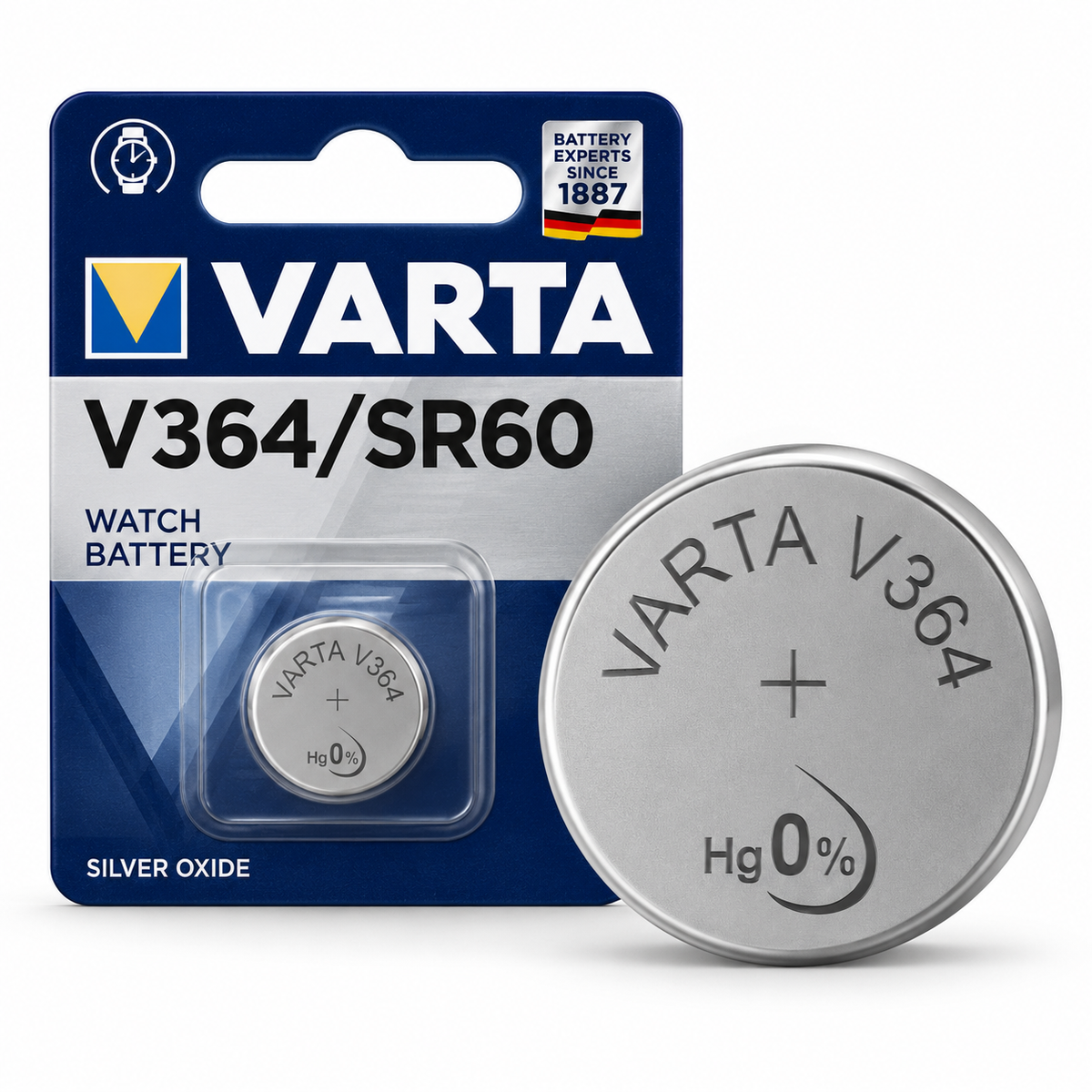 Varta V364 SR60 batterij