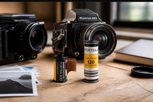 Kodak Portra 400 35mm en 120 filmrolletjes met een Mamiya 645 camera