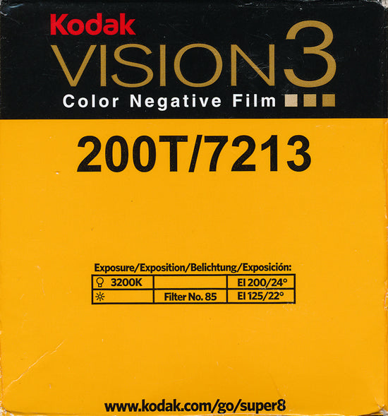 Kodak Vision3 200T Super 8 film