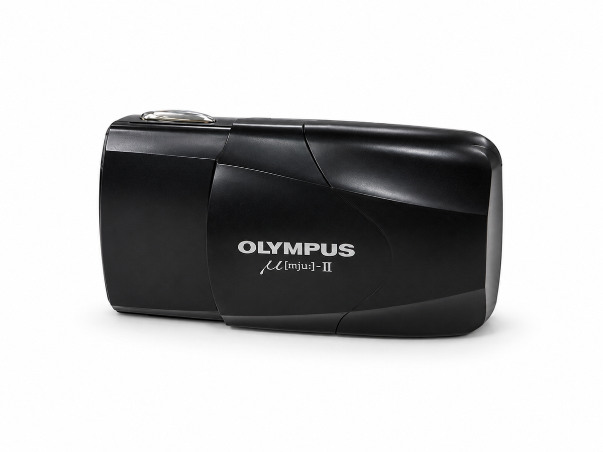 Olympus Mju II voorzijde gesloten