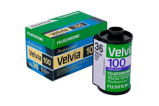 Fujifilm Chrome Professional Velvia 100 Color Reversal E6 Slide